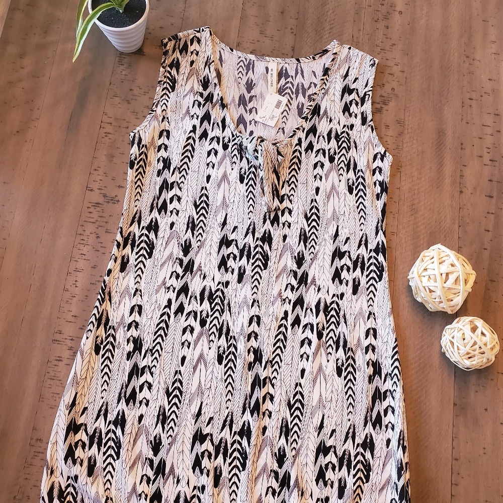 NWT Fringed dress